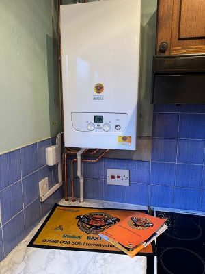 A fantastic completed Boiler installation and service.